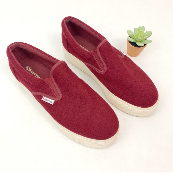 superga burgundy womens